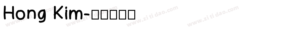Hong Kim字体转换